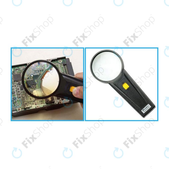 Lente d'ingrandimento professionale con luce 4x, Pro'sKit 8PK-MA006