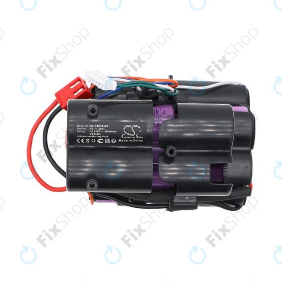 Batteria per Rowenta RH6543WH, RS-RH5864, Li-Ion, RH6545WH RH6547WH 2000mAh, 14.4V, HQ