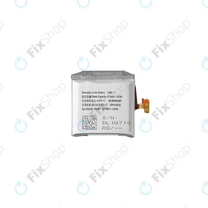 Batteria per Samsung Galaxy Watch 6 47mm Classic R960, R965, 425mAh, EB-BR965ABY, GH43-05162A, Genuine Service Pack