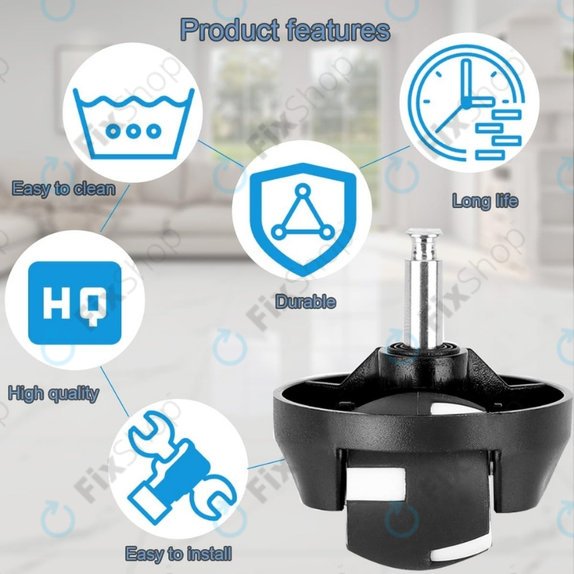 Ruota anteriore per Eufy Robovac serie, Black