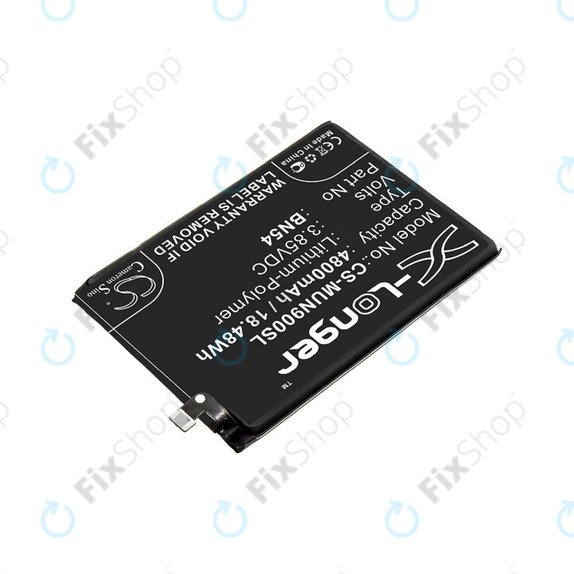 Batteria per Xiaomi Redmi 9 M2004J19G, 4800mAh, Li-Pol, 3.85 V, BN54, HQ