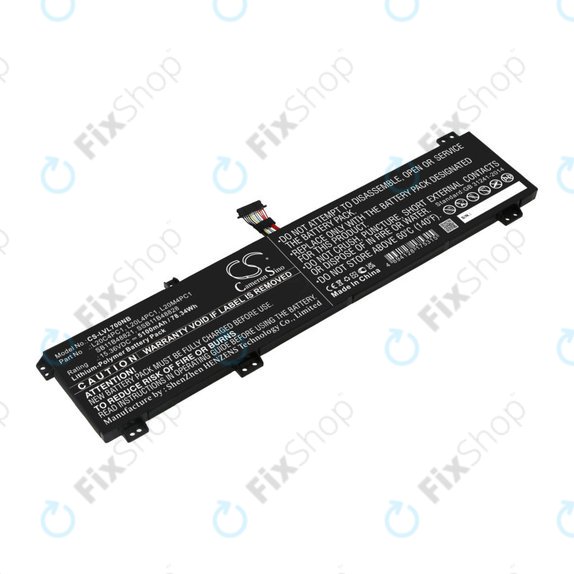 Batteria per Lenovo Legion 5, 5 Pro, 7, 7i, R7000p, L20C4PC1, Li-Pol, 5100mAh, 15.36V, HQ