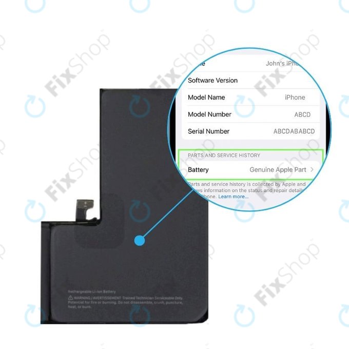 Batteria per iPhone 15 Pro Max, 661-36918, 4422mAh, Genuine Apple