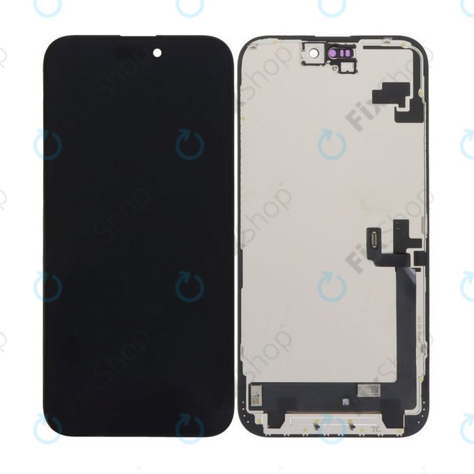 Schermo In-Cell HD+ per iPhone 16 Plus, Vetro touch con cornice