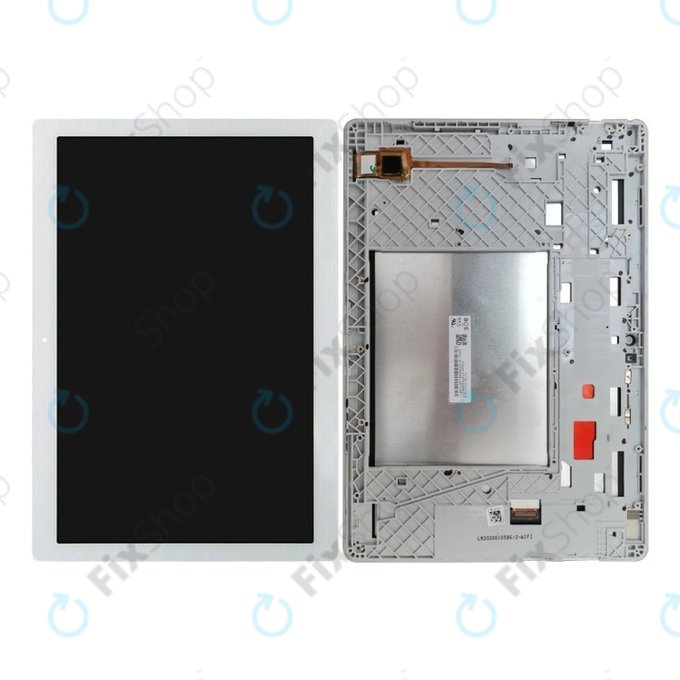 Schermo LCD per Lenovo Tab M10 TB-X505, White, Vetro touch con cornice