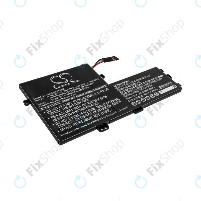 Batteria per Lenovo IdeaPad C340 14, 15, 5B10T09095, Li-Pol, 4400mAh, 11.34V, HQ
