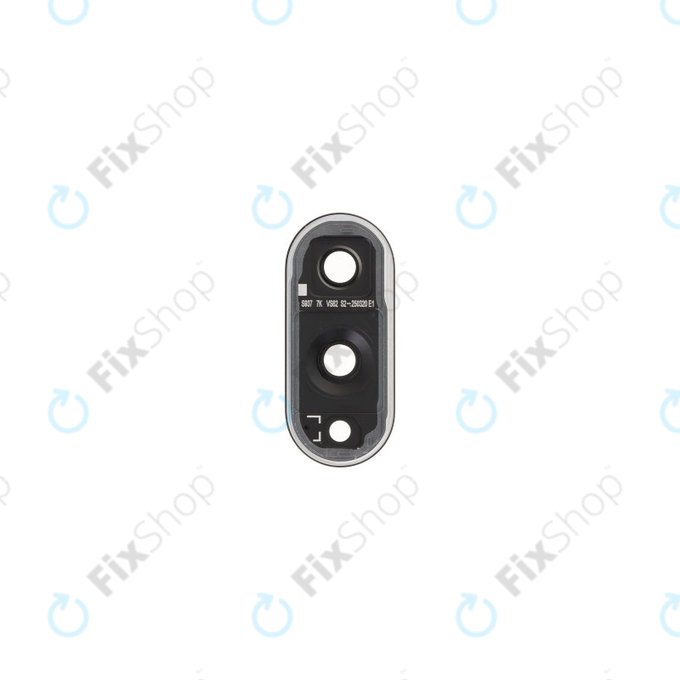 Lente fotocamera posteriore con frame per Samsung S25 Edge, Titanium Jetblack