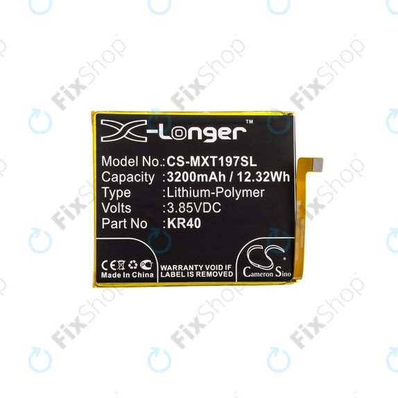 Batteria per Motorola One Vision, 3200mAh, Li-Pol, 3.85 V, SB18C43602, HQ