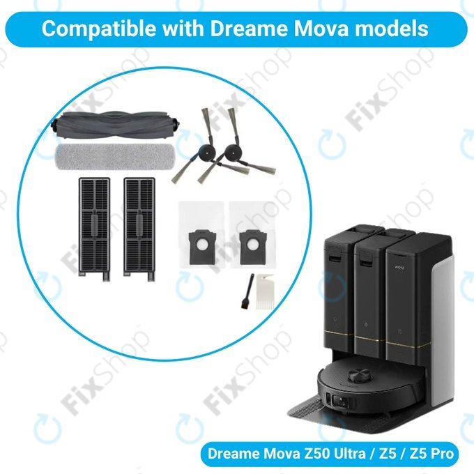 Set completo per Xiaomi Dreame Mova Z50 Ultra, Z5, Z5 Pro