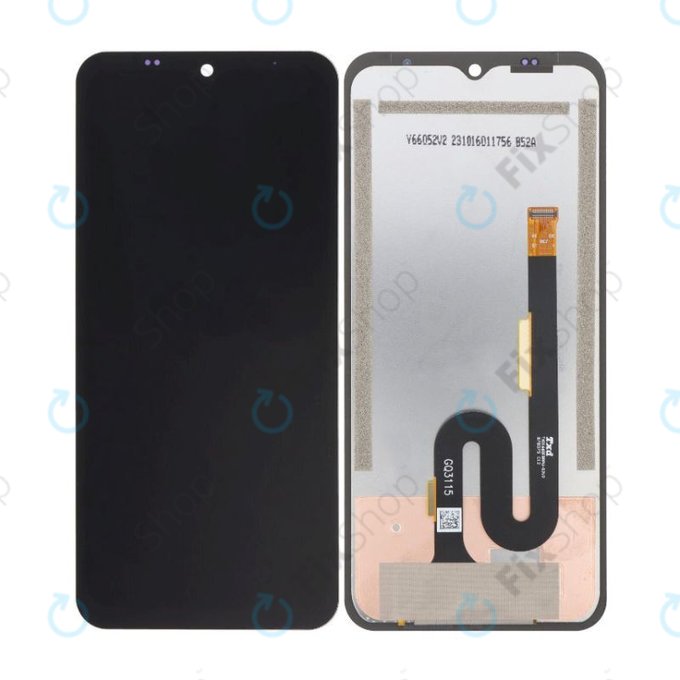 Schermo LCD per Ulefone Armor 22, Vetro touch senza cornice