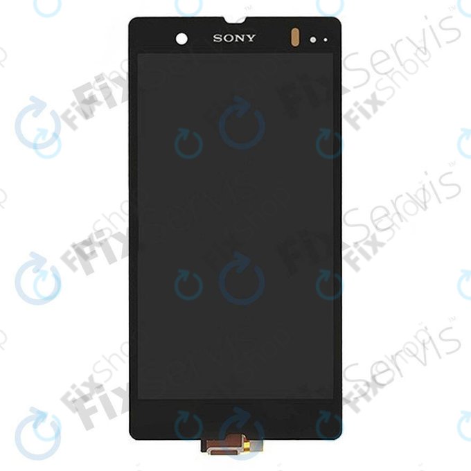 Schermo LCD per Sony Xperia Z L36H, Vetro touch senza cornice, C6603