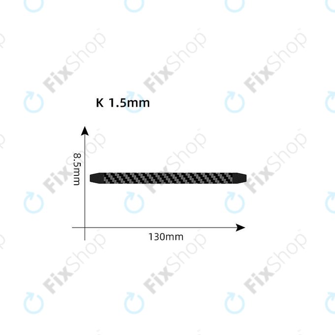 Strumento di apertura ultra-sottile in carbonio K, iFixes