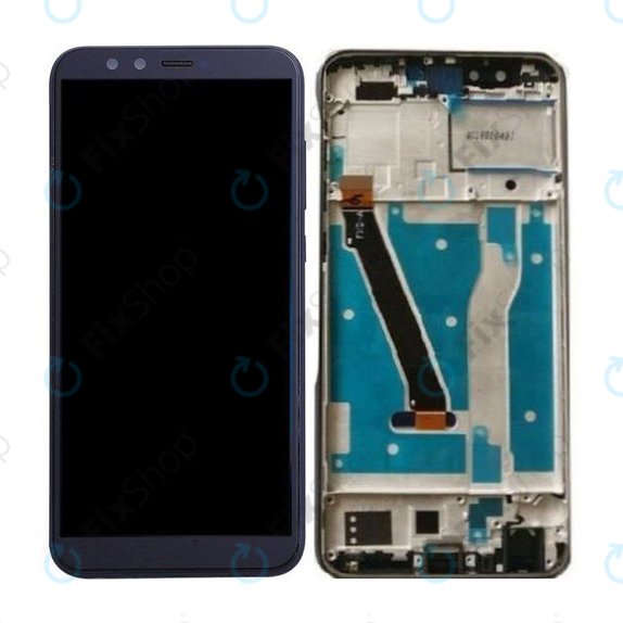 Schermo per Huawei Honor 9 Lite, Midnight Black, Vetro touch con cornice