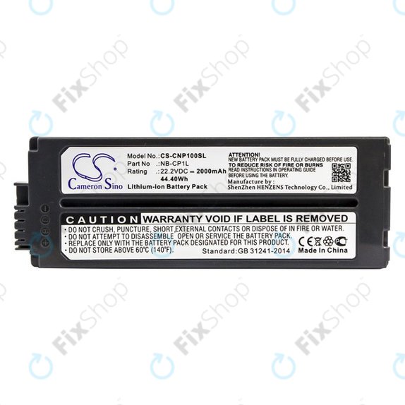 Batteria per Canon Selphy CP, NB-CP1L, Li-Ion, 2000mAh, 22.2V, HQ