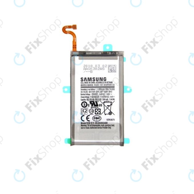 Batteria per Samsung S9 Plus G965F, EB-BG965ABE, GH82-15960A, 3500mAh, Genuine Service Pack