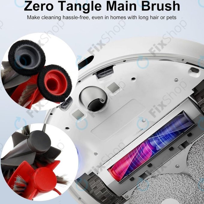 Spazzole principali per Xiaomi Roborock Qrevo Curv, Qrevo Edge, Saros 10, Saros 10R