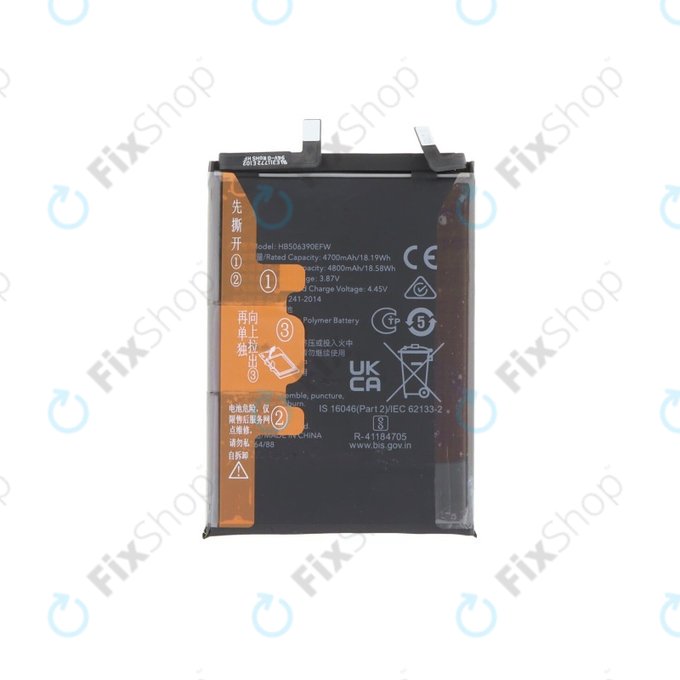 Batteria per Honor 70, 4800mAh, HB506390EFW