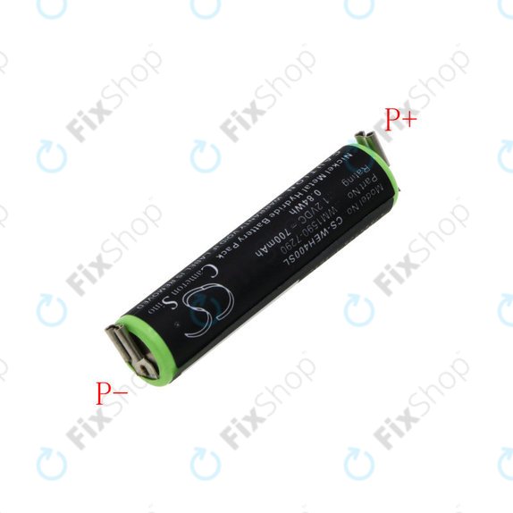Batteria per Wella Bella, Chromini, Super, Contura HS61, WM1590-7290, Ni-MH, 700mAh, 1.2V, HQ