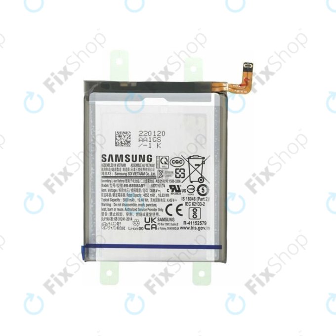 Batteria per Samsung S22 Ultra S908B, EB-BS908ABY, GH82-27484A, 5000mAh, Genuine Service Pack