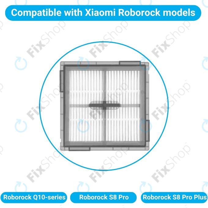 Filtro HEPA per Xiaomi RobGoldck Q10-seriess, S8 Pro, S8 Pro Plus