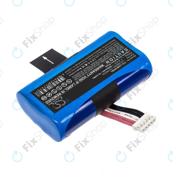 Batteria per Ingenico Apos A8, LD18650D, Li-Ion, 2600mAh, 7.4V, HQ