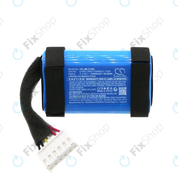 Batteria per JBL Charge 5 WiFi, 5 PRO-INR21700M50LT-1S3P, Li-Ion, 15000mAh, 3.7V, HQ