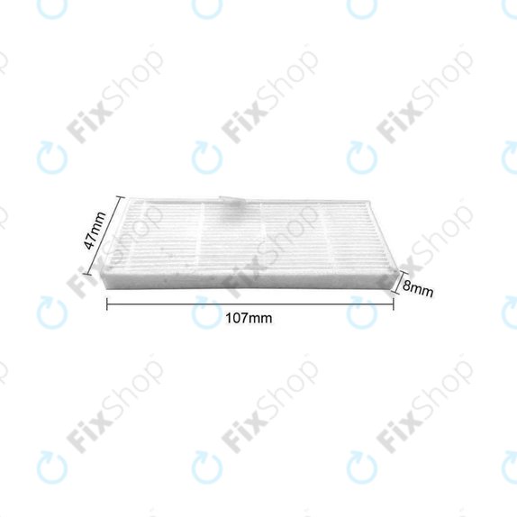 Filtro polvere, 2 pz. per Xiaomi Viomi S9, Lydsto R1, Proscenic M7 Pro, M8 Pro