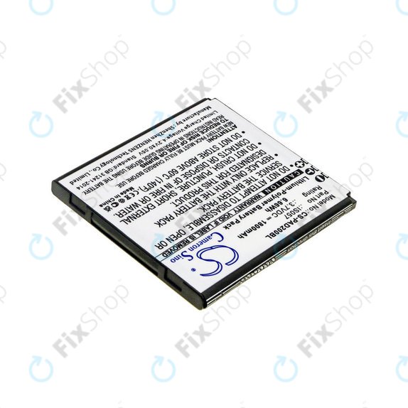 Batteria per Pax myPOS D200, D200T, IS275, D200, IS057, Li-Pol, 1800mAh, 3.7V, HQ