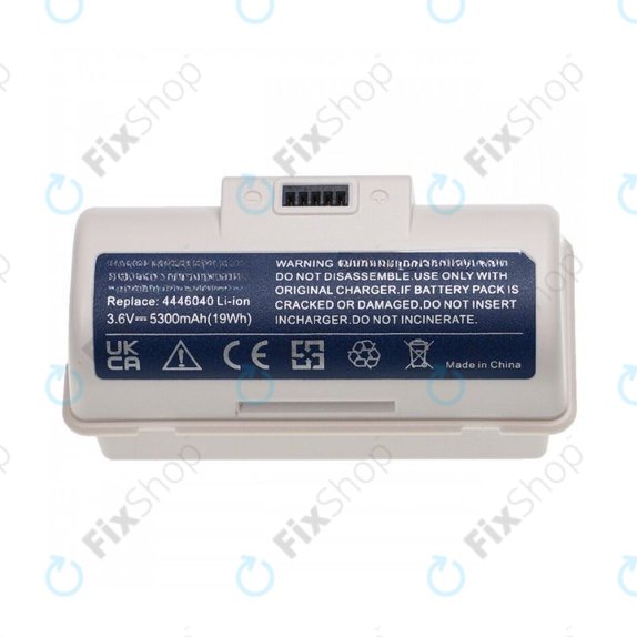 Batteria per iRobot Braava Jet 240, 241, 244, 245, Mopping Robot, 4446040, BC674, Li-Ion, 5300mAh, 3.6V