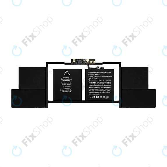 Batteria A1820 per MacBook Pro 15" A1707 (Late 2016 - Mid 2017), 6667mAh