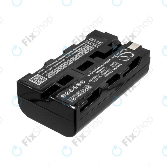 Batteria per Feelworld Monitor, Sony UPX-2000, NP-F330, NP-F570, Li-Ion, 2000mAh, 7.4V, HQ