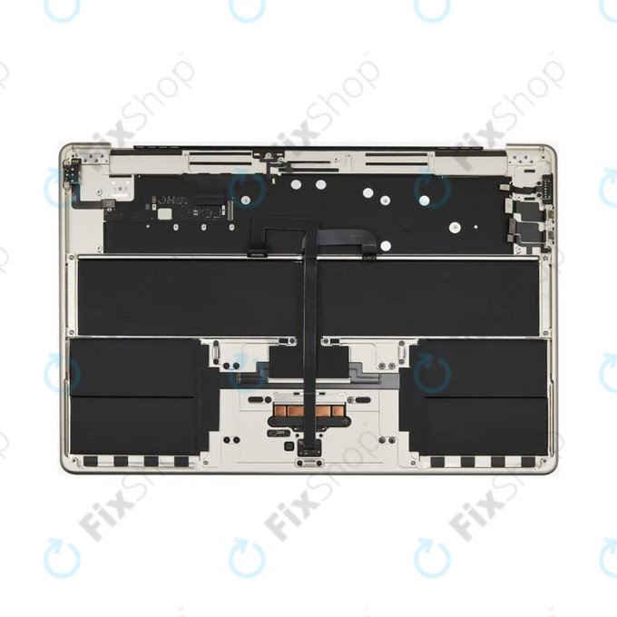 Top case con tastiera US e batteria per MacBook Air 15", A3114 (2024), Starlight, 661-40268, Genuine Apple