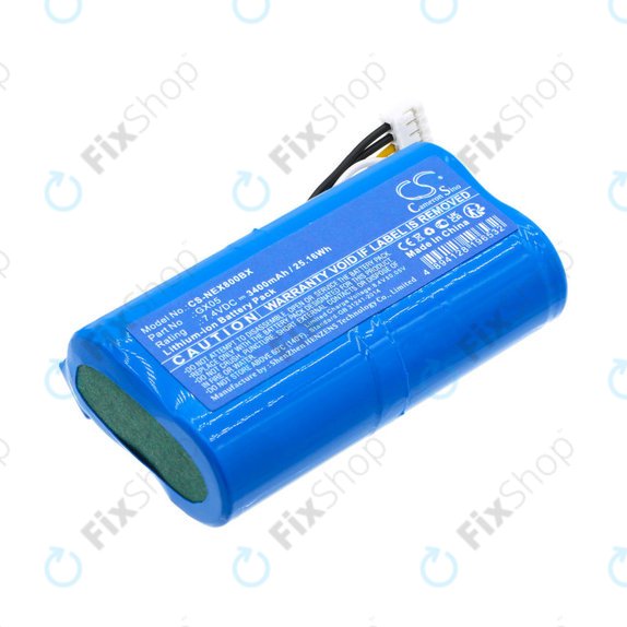 Batteria per Dejavoo Qd2, Nexgo N86, Wizarpos Q2, GX05, Li-Ion, 2600mAh, 7.4V, HQ