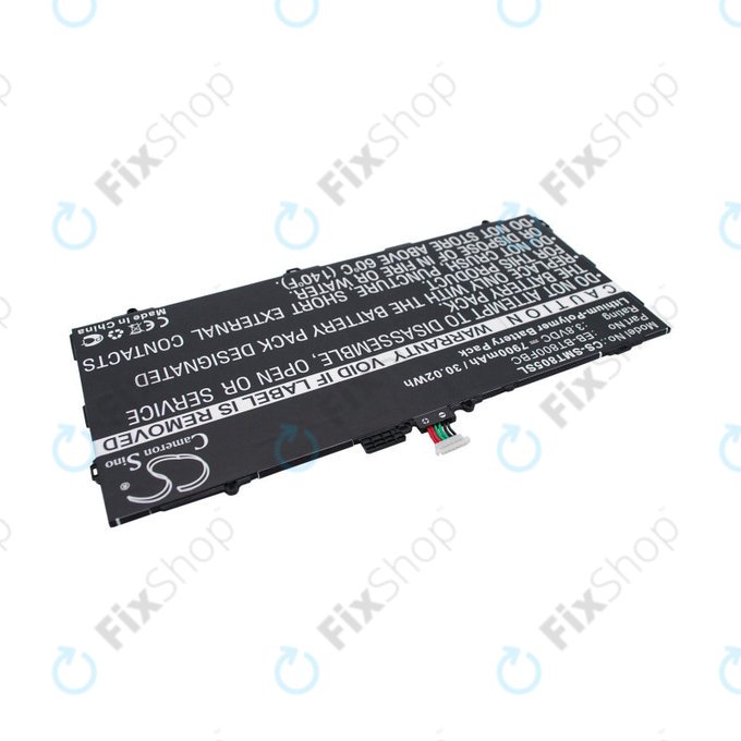 Batteria per Samsung Galaxy Tab S 10.5", EB-BT800FBC, Li-Pol, 3.8V, 7900mAh, HQ
