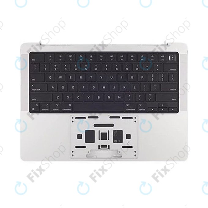 Top case con tastiera US e batteria per MacBook Pro 14", A2442 (2021), A2779 (2023), Silver, 661-21973, Genuine Apple
