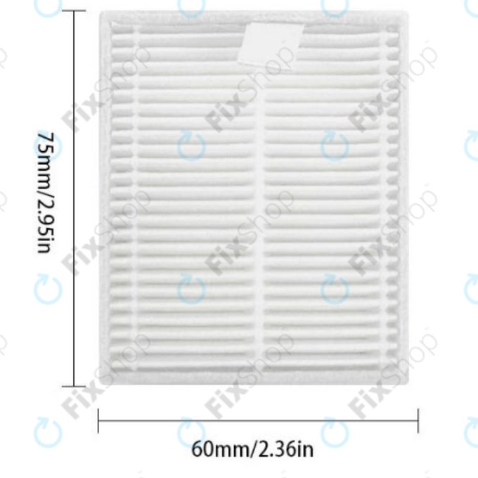Filtro polvere, 2 pz. per Xiaomi Roborock Q7 M5, Q7 M5+, Q7 L5, Q7 L5+