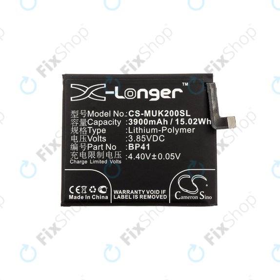 Batteria per Xiaomi Mi 9T, Redmi K20, 3900mAh, Li-Pol, 3.85 V, BP41, HQ