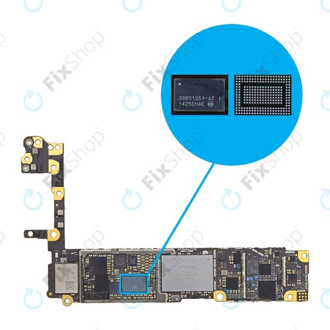 IC gestione alimentazione AZ 338S1251 per iPhone 6, 6 Plus