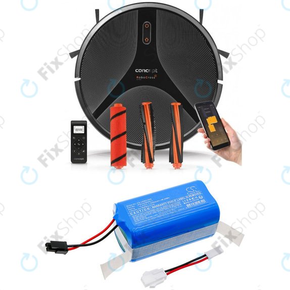 Batteria per Concept VR2020, VR2110 VR3105 PNC423894511, Li-Ion, 3350mAh, 14.4V, HQ