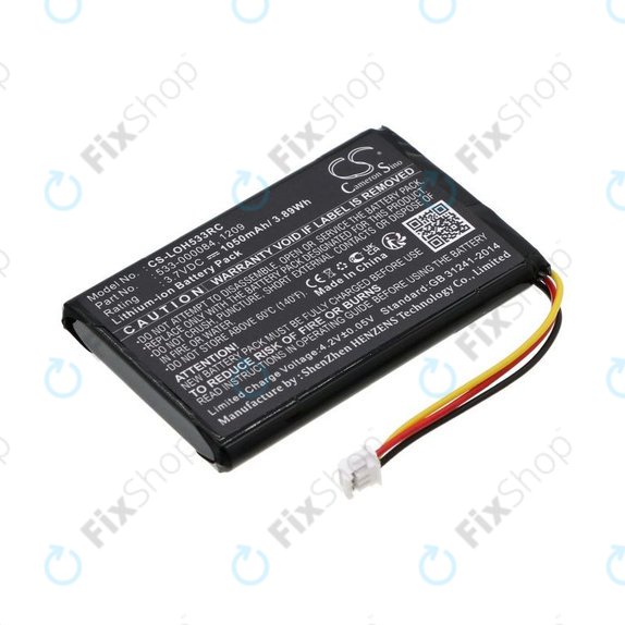 Batteria per Logitech Harmony Touch, Ultimate, 533-000083, Li-Ion, 1050mAh, 3.7V, HQ