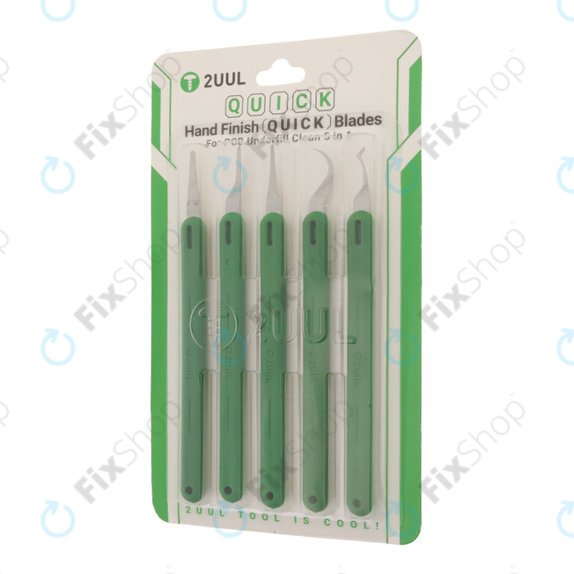 Set lame di precisione per rimozione chip e colla 5 in 1, 2UUL DA22 Quick Change