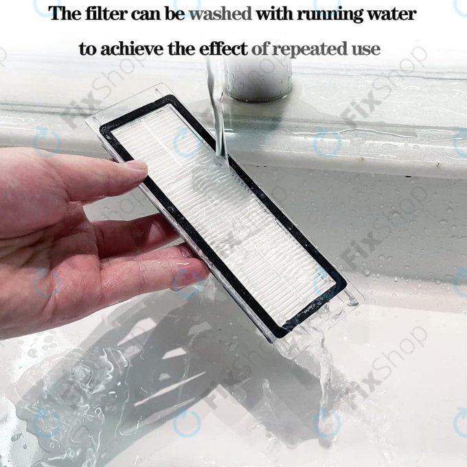 Filtro HEPA per Xiaomi RobGoldck S5, S5 Max, S6, S6 MaxV, S6 Pure, E4, E5, Mijia 1S, Mi Robot Vacuum Mop 1S, Xiaowa E2, E3, Lite C10 (2 pezzi)