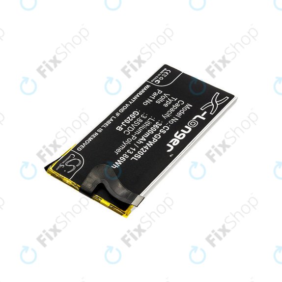 Batteria per Google Pixel 4 XL, 3600mAh, Li-Pol, 3.85 V, G020J-B, HQ