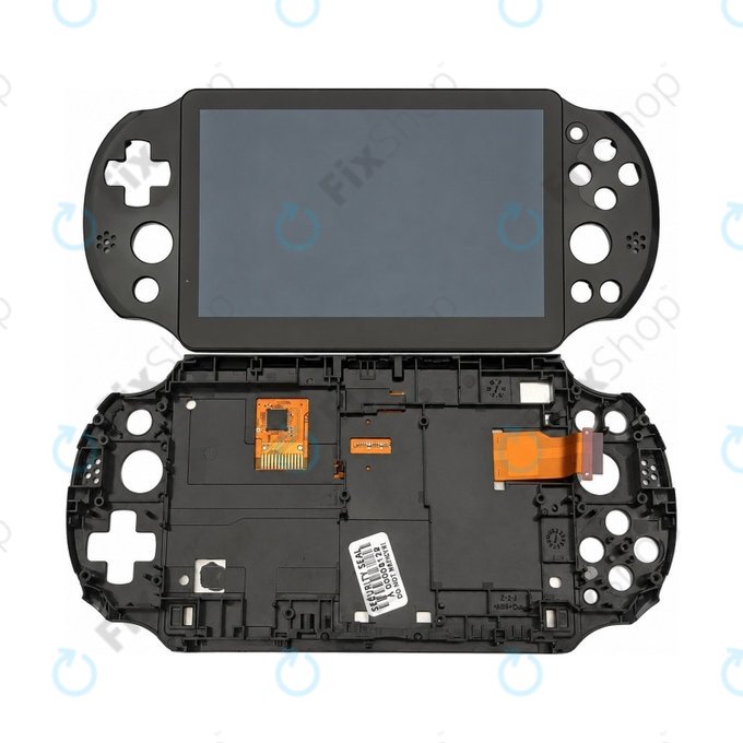 Schermo LCD per Sony Playstation Vita 1000, Black, Vetro touch con cornice, Refurbished