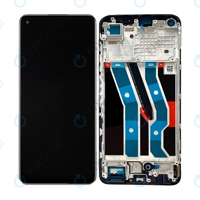Schermo OLED per Realme 10 4G, Blue, Vetro touch con cornice
