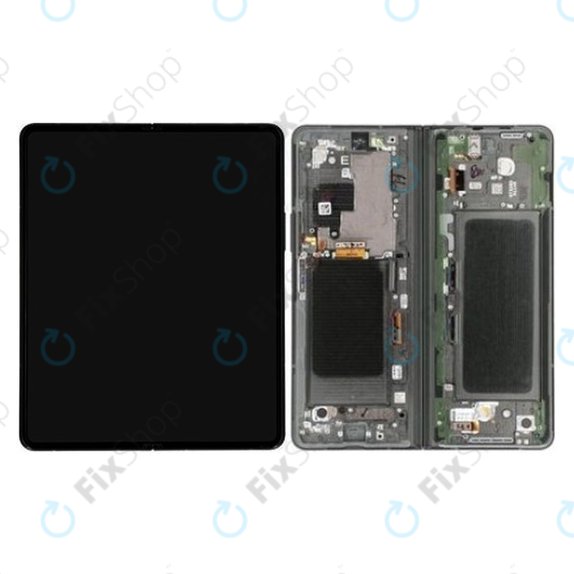 Schermo per Samsung Z Fold 3 F926B, Phantom Green, Vetro touch con cornice, GH82-26283B, Genuine Service Pack