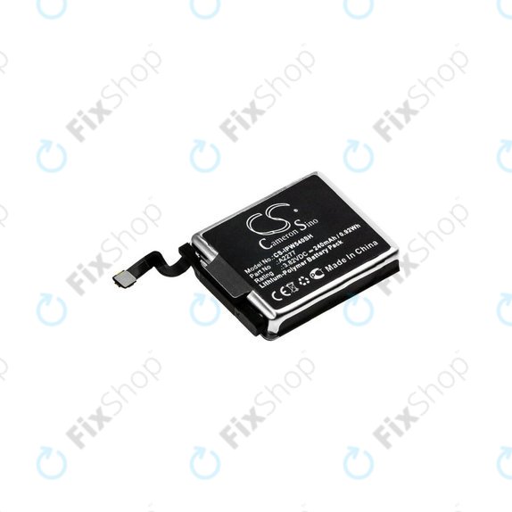 Batteria per Apple Watch 5 40 mm, 240mAh, Li-Pol, 3.82 V, A2277, HQ