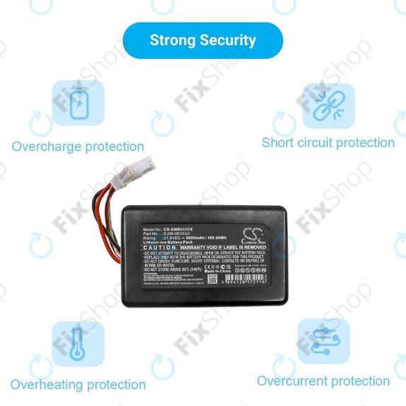 Batteria per Samsung PowerBot R9350, R9250, 5000mAh