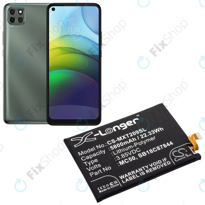 Batteria per Motorola Moto G9 Power, 5800mAh, Li-Pol, 3.85 V, MC50, HQ