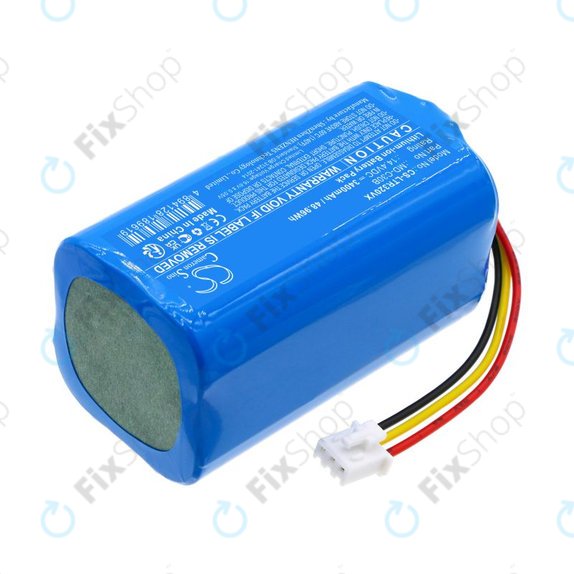 Batteria per Blaupunkt BlueBot XSMART, BPK-VCBB1XB Xboost D071-INR-CH-4S1P, Li-Ion, 3400mAh, 14.4V, HQ